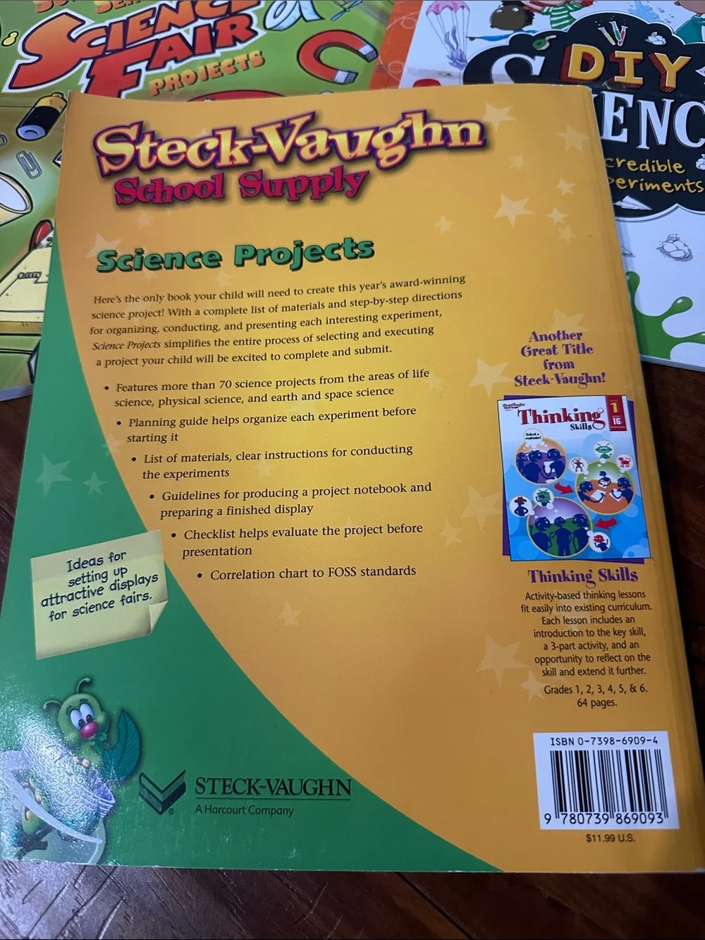 Science Fair & DIY Science Books Lot of 3 STEM Experiments Homeschool